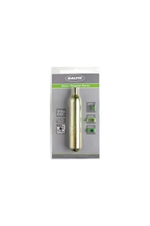33gram Co2 cylinder met safety indicator Premium