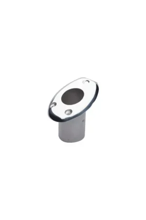 Vlaggenstokhouder snap-lock flush RVS 20mm of 25mm Snelle Levering