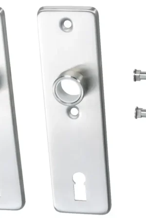 Buntbart-deurschild RVS, per paar Flitsaanbieding