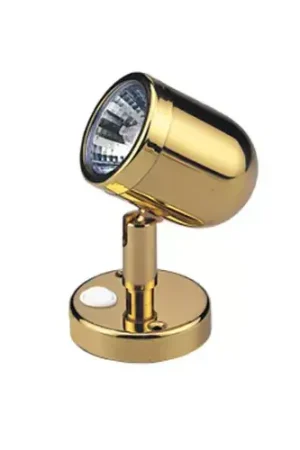 Exclusieve Aanbieding Mini leeslamp LED 12 volt, messing gelakt