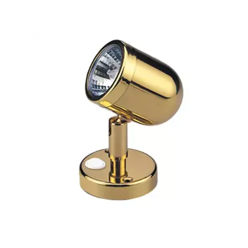 Exclusieve Aanbieding Mini leeslamp LED 12 volt, messing gelakt