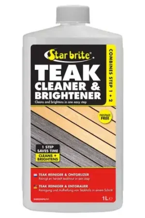 Starbrite Teak Reiniger en Hersteller 1 Liter Korting