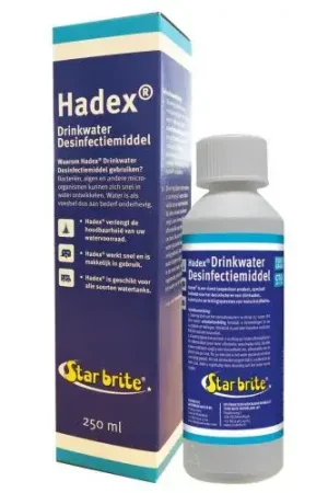 Veilige Betaling Starbrite Hadex ® Drinkwaterdesinfectiemiddel 250 ml