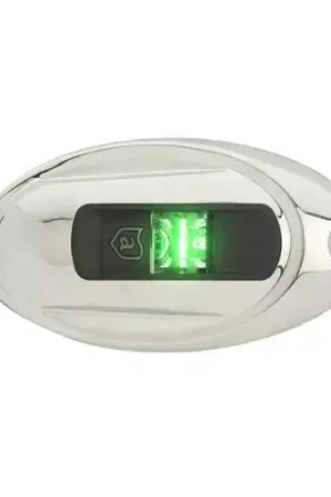 Stuurboordlicht LED Light Armor Ovaal RVS 12 volt Dagaanbieding