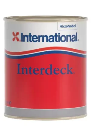 Antislip verf International 1-componenten Interdeck - 0.75 Liter Keuze uit 5 kleuren Exclusieve Aanbieding
