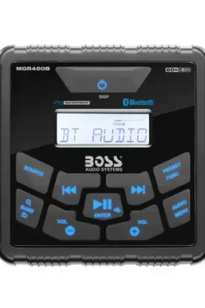 Weekendaanbieding Boss Marine Radio MGR450B Marine Radio Bluetooth en USB
