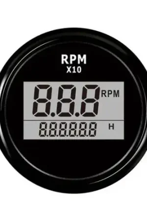 Alleen Vandaag Hollex toeren/urenteller digitaal zwart 9-32V