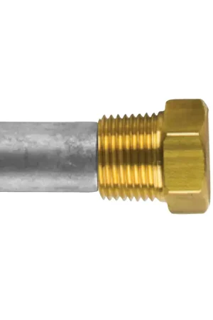 Betaalbaar Potloodanodecompleet Ø1/2” L=1-1/4” schroefdraad=3/8”NPT Zink + Messing