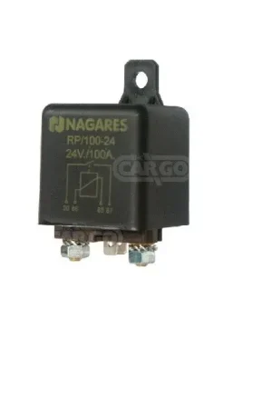 Relais 24V 100A HD30, 85, 86, 87 2x M6 schroefcontact Gecertificeerd