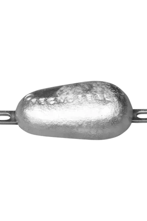 Aanbieding Druppel opschroefanode 1kg met sleufgaten steekmaat 200, Aluminium