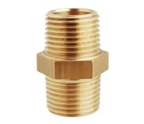 Laatste Versie CR Messing verloopnippel buiten/buitendraad 1/2″