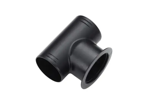 Hete Deal T-stuk met schroefdraad 60-60-60 mm kunststof zwart