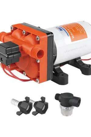 Membraanpomp 24V 18,9 L/min 3,8 bar – Compacte waterpomp voor boordwatersystemen. Koop Vandaag
