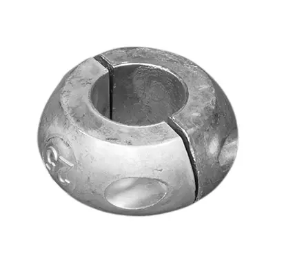 As-anode Kraag NACA profiel Ø 25,4mm, Zink Express Levering
