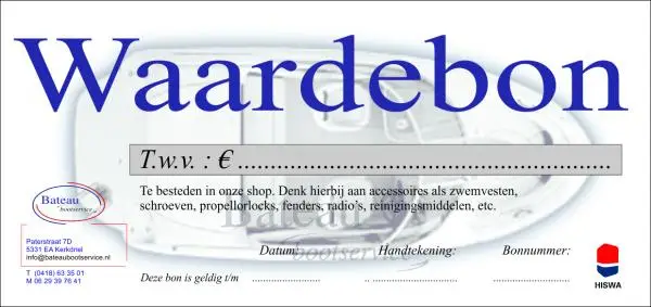 Lage Prijs Cadeau van Bateau