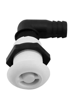 Actieprijs Ontluchting voor boot tank – 90° elleboog wit – Ø16 mm slang