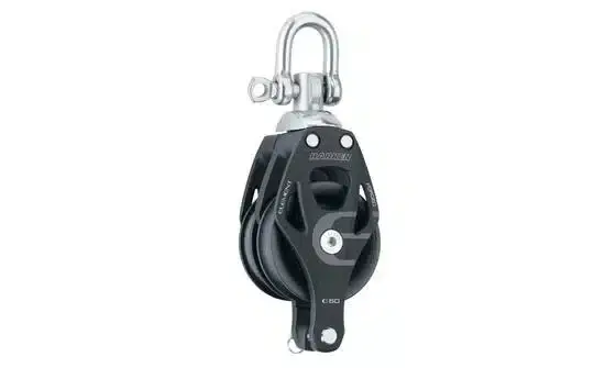 Weekendaanbieding Harken 60mm Element 2-schijfsblok met hondsvot nr 6270