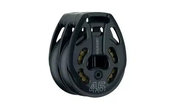 Betaalbaar Harken 45mm Black Magic 2-schijfs loop blok nr 3390