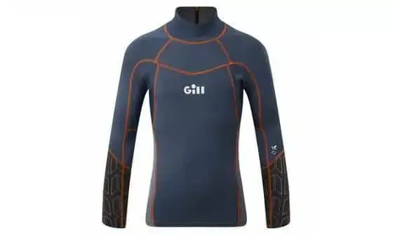 Gill Junior Zenlite Wetsuit Top Ocean/Steel Grey Premium