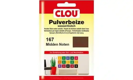 Aanbieding Clou Kleurbeits 167 Walnoot medium 5gr