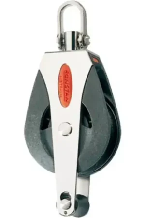 Ronstan RF50110 enkel blok 50mm met swivel, sluiting en hondsvot Laatste Versie