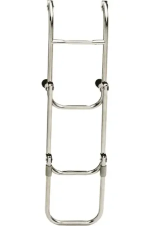 Alleen Vandaag Allpa RVS Zwemtrap, 4-treden, met verstelbare spiegelsteun, afm. uitgeklapt 260x1030mm, buis Ø 20mm