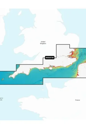 Garmin Engeland, Zuid Kust - Waterkaarten Hoge Kwaliteit