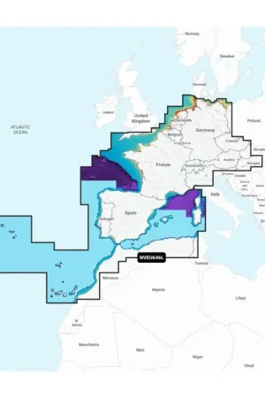 Hoge Kwaliteit Garmin Europa, Midden en West - Waterkaarten
