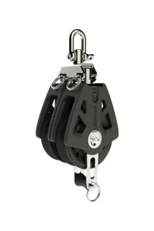 Exclusieve Aanbieding Lewmar 2-schijfs Synchro blok met hondsvot