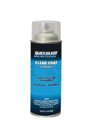 Quicksilver Spuitbus blanke lak 340g 8M0133935 Actieprijs