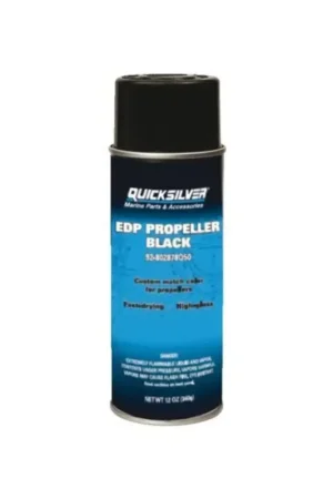Quicksilver Spuitbus zwart Edp propeller 340g 8M0133931 Exclusieve Aanbieding