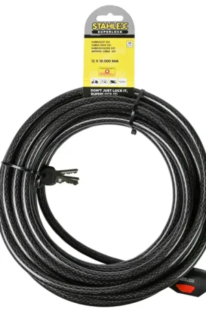 Stahlex Kabelslot 12 mm x 10 meter Flitsaanbieding