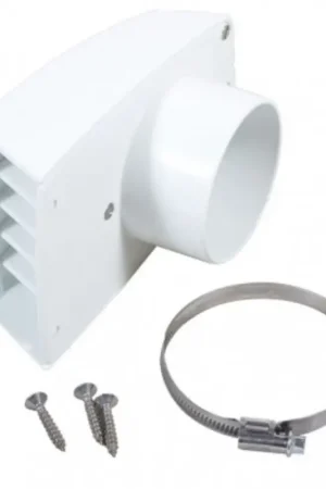 Express Levering Wallas Wallas Inlaat grill 75mm water beschermd