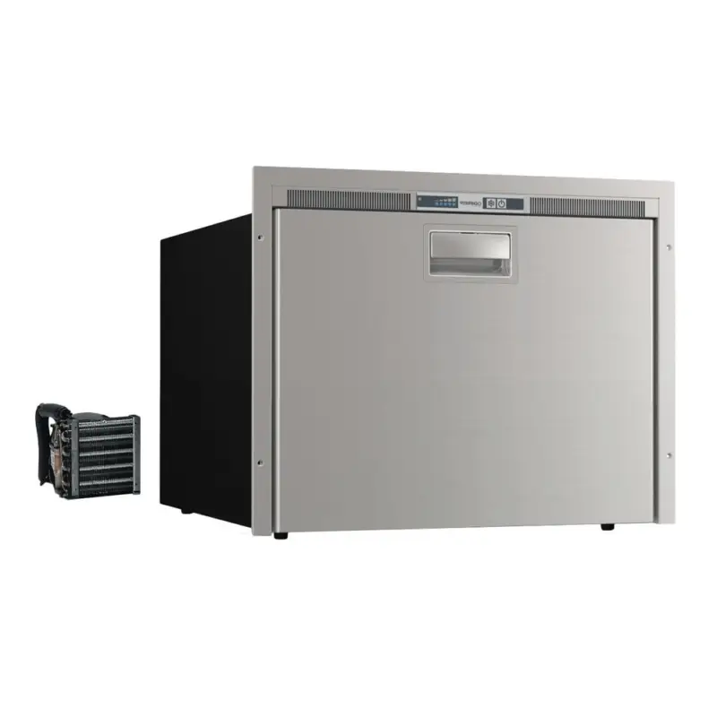 Weekendaanbieding Allpa RVS inbouwvrieslade Sea DrawerDW70BTX 75l12 / 24Vexterne compressorext. compressor