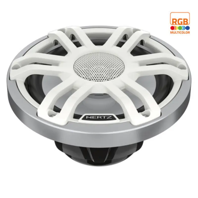 Beste Prijs Hertz - HMX 6.5 S-LD-SW-6.5" Marine Sport high performance coax speakers | Wit (RGB led), set van 2