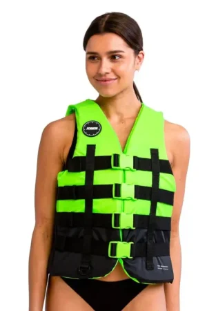 Laatste Versie Jobe 4 Buckle Zwemvest Lime Groen