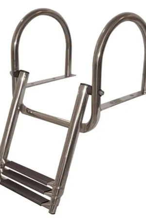 Prince Telescopische zwemtrap voor zwemplateau; 3+1 ovale treden Dagaanbieding