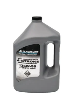Seizoensaanbieding Quicksilver 25W50 4-takt semisynthetische motorolie 4L 858084QE1