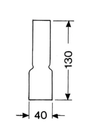 Actieprijs Reserveglas 10''' x 130mm