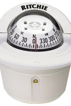 Ritchie Kompas model Explorer F-50W12Vinbouwkompasroos Ø69 9mm / 5ºwit Speciale Aanbieding