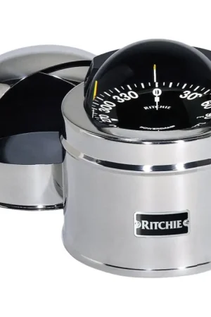 Ritchie Kompas model Globemaster D-515-EP12/24/32VopbouwØ127mm / 2 of 5ºRVS (zeil) Seizoensaanbieding