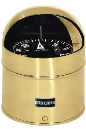 Nieuw Ritchie Kompas model Globemaster D-615-X12/24/32VopbouwØ152 4mm / 2 of 5ºmessing (motor)