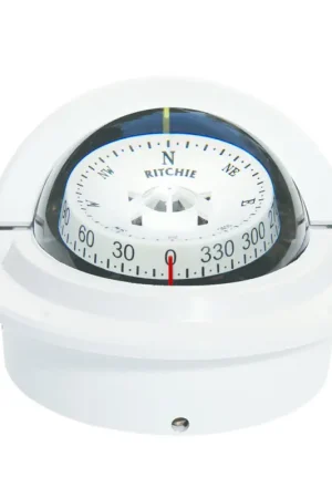 Express Levering Ritchie Kompas model Voyager F-83W12Vinbouwkompasroos Ø76 2mm / 5ºwit