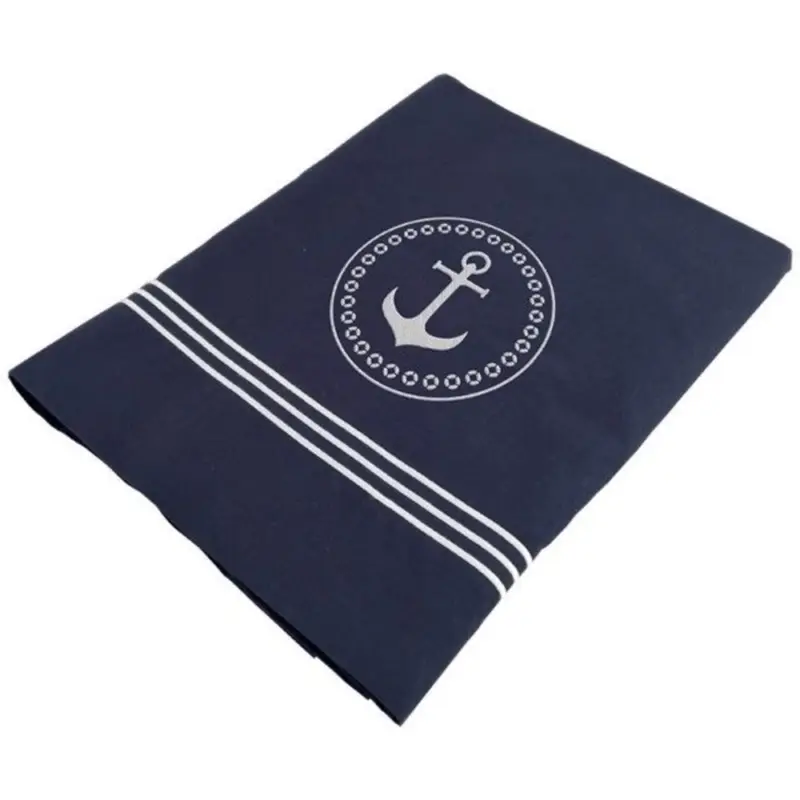 Marine Business Santorini bedlaken Blue Anchor - Double Fabrieksprijs