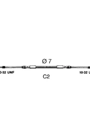 Ultraflex C2 Motorbedieningskabel Populair